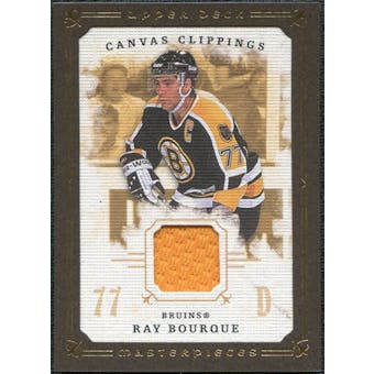 2008/09 Upper Deck UD Masterpieces Canvas Clippings Brown #CCRB2 Ray Bourque