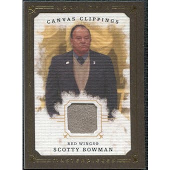 2008/09 Upper Deck UD Masterpieces Canvas Clippings Brown #CCSB1 Scotty Bowman