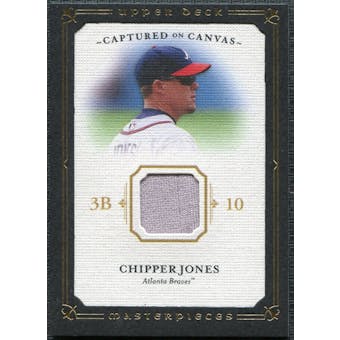 2008 Upper Deck UD Masterpieces Captured on Canvas #CJ Chipper Jones