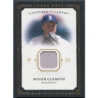 2008 Upper Deck UD Masterpieces Captured on Canvas #RC Roger Clemens