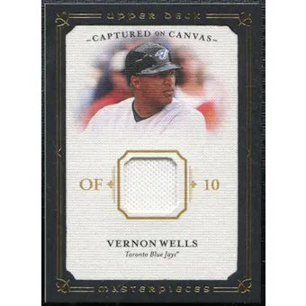 2008 Upper Deck UD Masterpieces Captured on Canvas #VW Vernon Wells