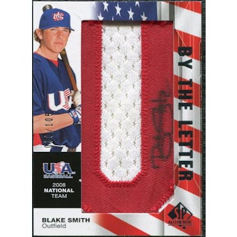 2008 Upper Deck SP Authentic USA National Team By the Letter Autographs #BS Blake Smith /105