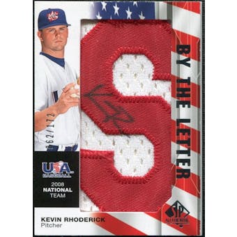 2008 Upper Deck SP Authentic USA National Team By the Letter Autographs #KR Kevin Rhoderick /172