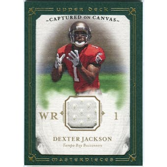 2008 Upper Deck UD Masterpieces Captured on Canvas Jerseys #CC2 Dexter Jackson