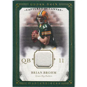 2008 Upper Deck UD Masterpieces Captured on Canvas Jerseys #CC4 Brian Brohm