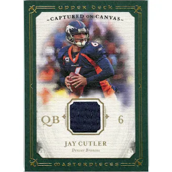 2008 Upper Deck UD Masterpieces Captured on Canvas Jerseys #CC32 Jay Cutler