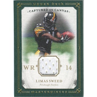 2008 Upper Deck UD Masterpieces Captured on Canvas Jerseys #CC45 Limas Sweed