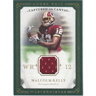 2008 Upper Deck UD Masterpieces Captured on Canvas Jerseys #CC46 Malcolm Kelly