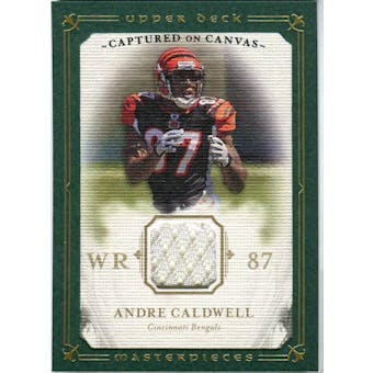 2008 Upper Deck UD Masterpieces Captured on Canvas Jerseys #CC48 Andre Caldwell