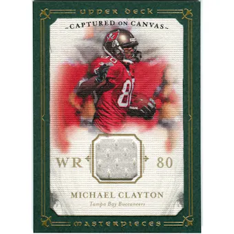 2008 Upper Deck UD Masterpieces Captured on Canvas Jerseys #CC52 Michael Clayton