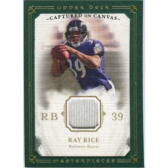 2008 Upper Deck UD Masterpieces Captured on Canvas Jerseys #CC56 Ray Rice