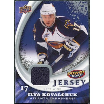 2008/09 Upper Deck Power Play Jerseys #PPIK Ilya Kovalchuk