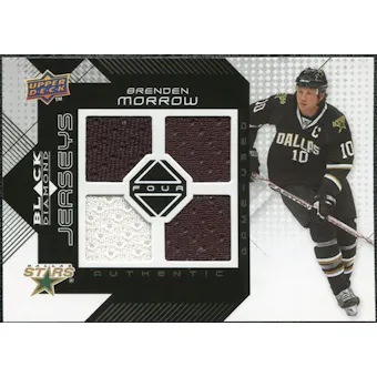 2008/09 Upper Deck Black Diamond Jerseys Quad #BDJBM Brenden Morrow