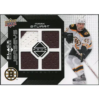 2008/09 Upper Deck Black Diamond Jerseys Quad #BDJMA Mark Stuart