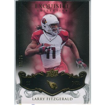 2008 Upper Deck Exquisite Collection #2 Larry Fitzgerald /75