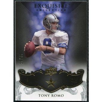 2008 Upper Deck Exquisite Collection #27 Tony Romo /75