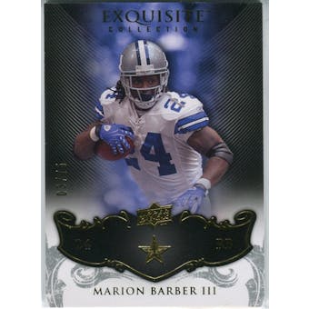 2008 Upper Deck Exquisite Collection #29 Marion Barber /75