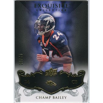 2008 Upper Deck Exquisite Collection #33 Champ Bailey /75