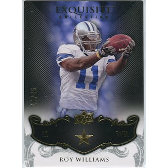 2008 Upper Deck Exquisite Collection #36 Roy Williams WR /75