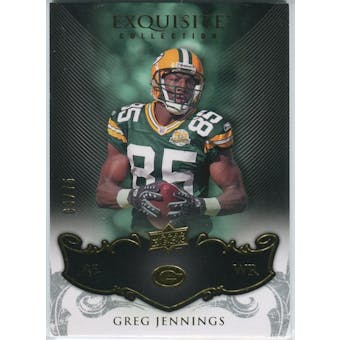 2008 Upper Deck Exquisite Collection #39 Greg Jennings /75