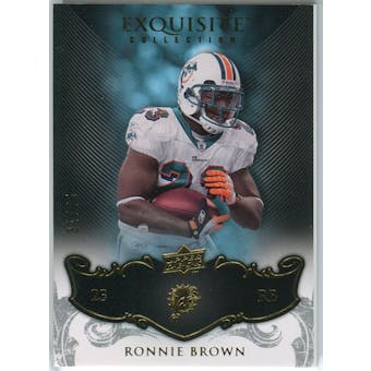 2008 Upper Deck Exquisite Collection #51 Ronnie Brown /75