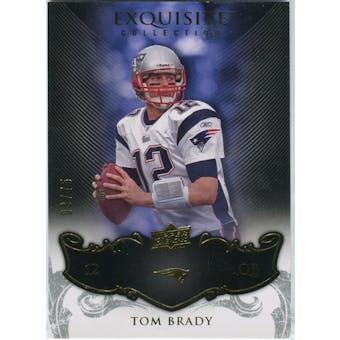 2008 Upper Deck Exquisite Collection #57 Tom Brady /75