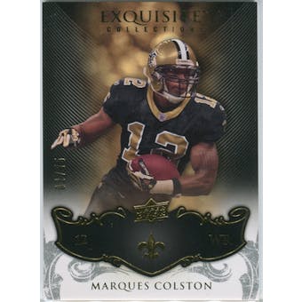 2008 Upper Deck Exquisite Collection #63 Marques Colston /75