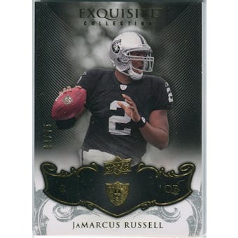 2008 Upper Deck Exquisite Collection #70 JaMarcus Russell /75