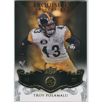 2008 Upper Deck Exquisite Collection #76 Troy Polamalu /75