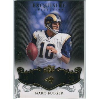 2008 Upper Deck Exquisite Collection #89 Marc Bulger /75
