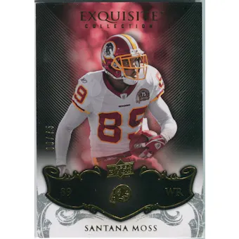 2008 Upper Deck Exquisite Collection #97 Santana Moss /75