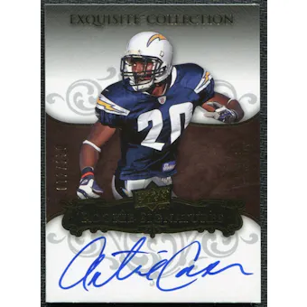 2008 Upper Deck Exquisite Collection #106 Antoine Cason Autograph /150
