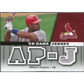 2009 Upper Deck UD Game Jersey #GJAP Albert Pujols