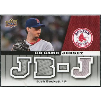 2009 Upper Deck UD Game Jersey #GJBE Josh Beckett