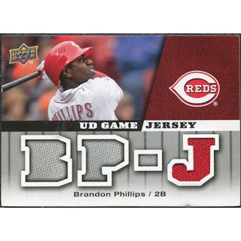 2009 Upper Deck UD Game Jersey #GJBP Brandon Phillips