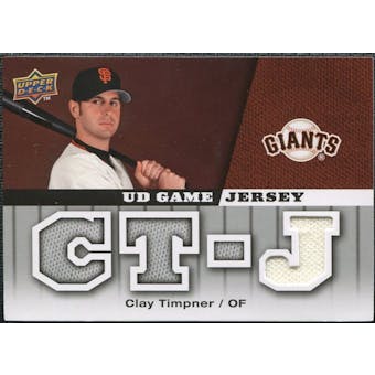 2009 Upper Deck UD Game Jersey #GJCT Clay Timpner