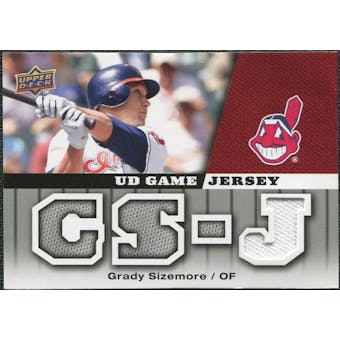 2009 Upper Deck UD Game Jersey #GJGS Grady Sizemore