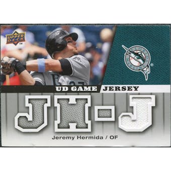 2009 Upper Deck UD Game Jersey #GJJH Jeremy Hermida