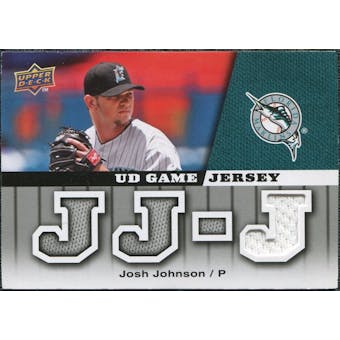 2009 Upper Deck UD Game Jersey #GJJJ Josh Johnson
