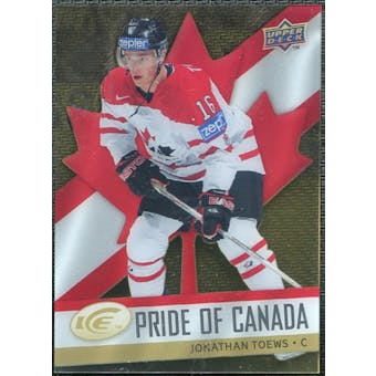 2008/09 Upper Deck Ice Pride of Canada #GOLD11 Jonathan Toews