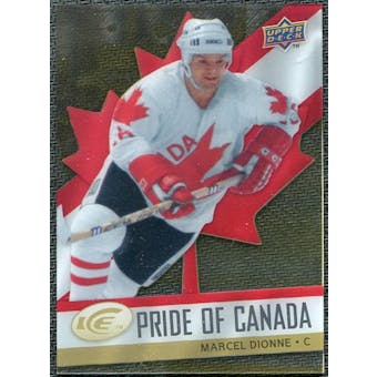 2008/09 Upper Deck Ice Pride of Canada #GOLD12 Marcel Dionne