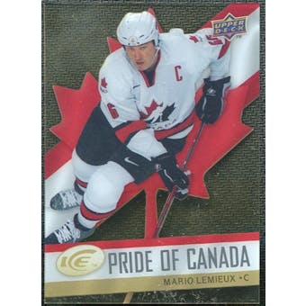 2008/09 Upper Deck Ice Pride of Canada #GOLD13 Mario Lemieux