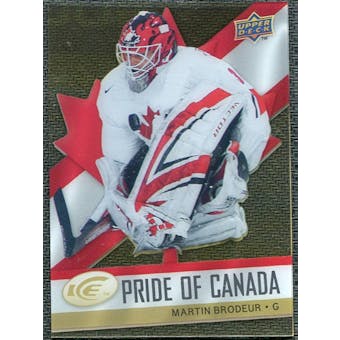 2008/09 Upper Deck Ice Pride of Canada #GOLD14 Martin Brodeur