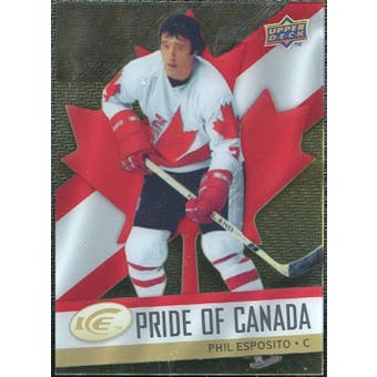 2008/09 Upper Deck Ice Pride of Canada #GOLD18 Phil Esposito