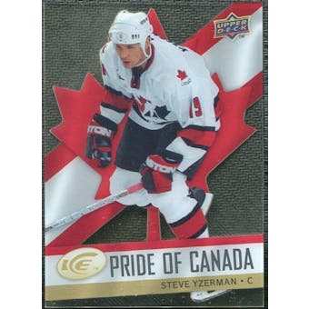 2008/09 Upper Deck Ice Pride of Canada #GOLD20 Steve Yzerman