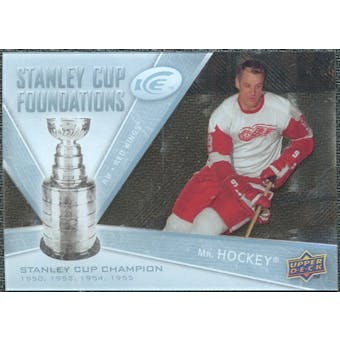 2008/09 Upper Deck Ice Stanley Cup Foundations #SCFGH Gordie Howe