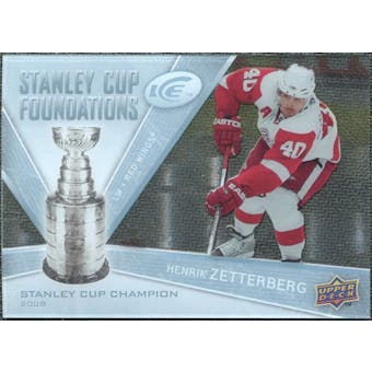 2008/09 Upper Deck Ice Stanley Cup Foundations #SCFHZ Henrik Zetterberg