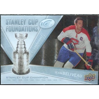 2008/09 Upper Deck Ice Stanley Cup Foundations #SCFJB Jean Beliveau