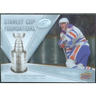 2008/09 Upper Deck Ice Stanley Cup Foundations #SCFJK Jari Kurri