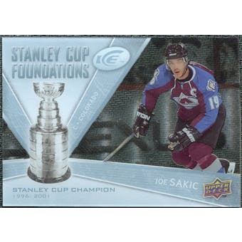 2008/09 Upper Deck Ice Stanley Cup Foundations #SCFJS Joe Sakic